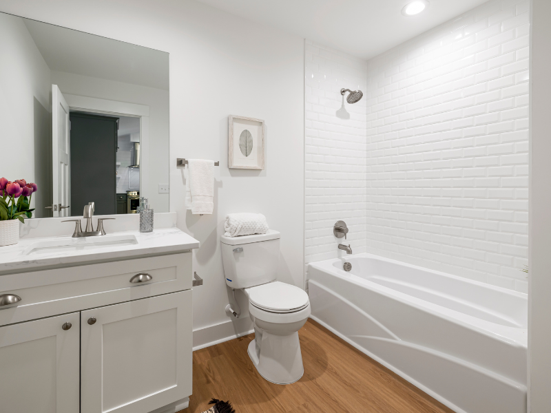 Installation de sanitaires réalisée par Le Plombier Breton